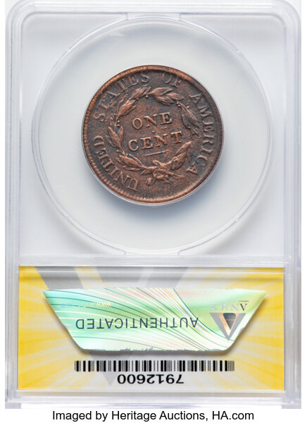 image for: 1812 1C Small Date, S-291, B-1, R.2 -- Corroded -- ANACS Details. VF30 Details.  Mintage 1,075,500....