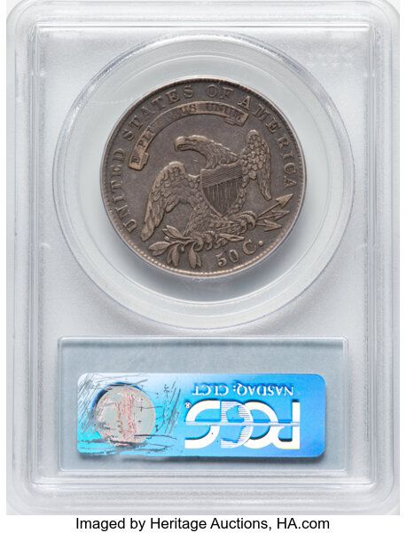 image for: 1835 50C O-107, R.1, XF40 PCGS. Ex: Manhattan Collection. PCGS Population: 6 in 40, 25 finer (11/25). CDN: $160 Whsle. Bid ...
