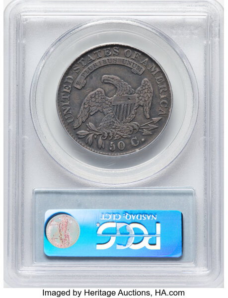 image for: 1832 50C Small Letters, O-106, R.1, VF35 PCGS. Ex: Manhattan Collection. PCGS Population: 3 in 35, 37 finer (11/25). CDN: $...