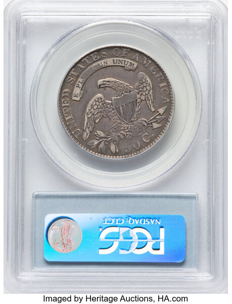 image for: 1833 50C O-110, R.1, VF35 PCGS. Ex: Manhattan Collection. PCGS Population: 1 in 35, 17 finer (11/25). CDN: $130 Whsle. Bid ...