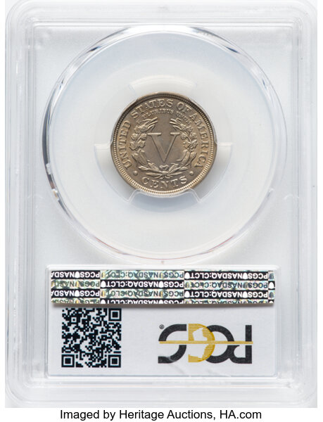 image for: 1912 5c PCGS MS63