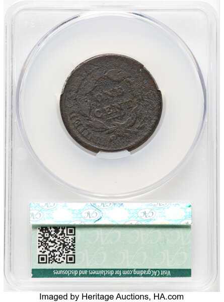 image for: 1810 1C S-284, B-5, R.3 -- Corrosion -- CACG Details. Good Details. Mintage 1,458,500....