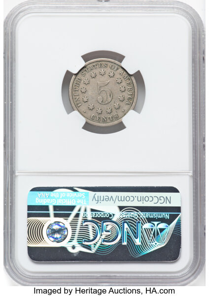 image for: 1881 5c NGC VG8