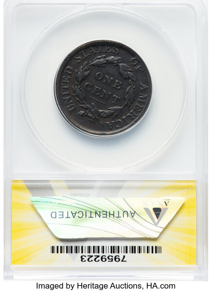 image for: 1812 1C Large Date, S-289, B-4, R.1 -- Corroded -- ANACS Details. VG10 Details....