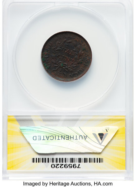 image for: 1808 1/2 C C-3, B-3, R.1 -- Heavily Corroded -- ANACS Details. VF30 Details. Mintage 400,000....