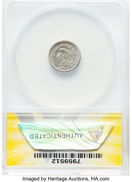 image for: 1832 H10C V-10, LM-1, R.4 -- Cleaned -- ANACS Details. AU50 Details. Mintage 965,000....