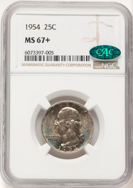 Bid on 1954 25c NGC MS67 | Greysheet Marketplace