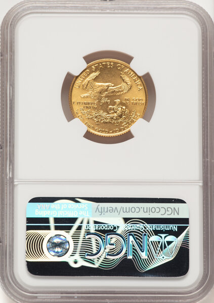 image for: 1993 Gold Eagle $10  NGC MS68