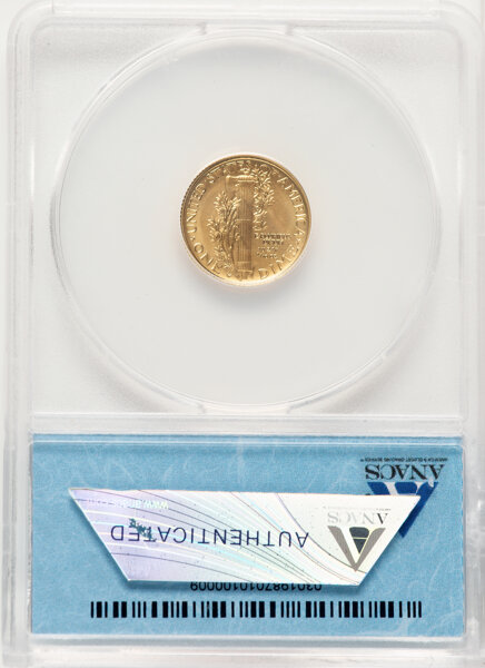 thumbnail for: 2016-W Centennial Series G10c ANACS MS70