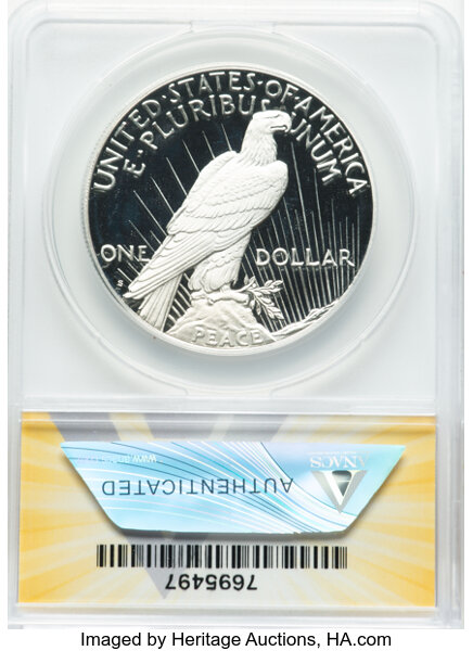 image for: 2023-S Peace S$1  ANACS PR69 DCAM
