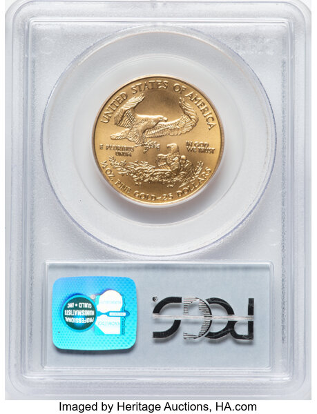 thumbnail for: 2002 Gold Eagle $25  PCGS MS70