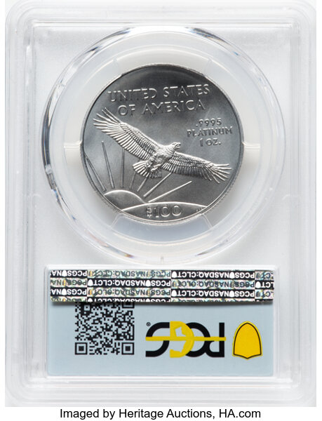 image for: 2020 $100 One Ounce Statue of Liberty, First Day of Issue, MS70 PCGS....