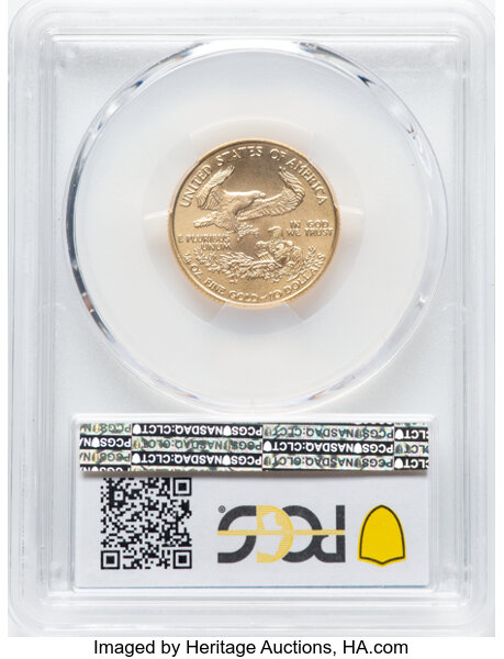 image for: 2000 Gold Eagle $10  PCGS MS70