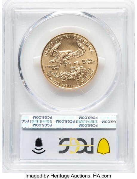 image for: 1998 Gold Eagle $25  PCGS MS70