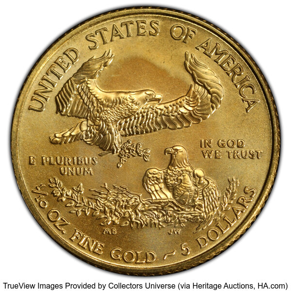 thumbnail for: 2009 Gold Eagle $5  PCGS MS69