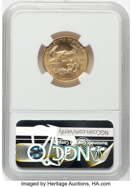 image for: 2015 $10 Quarter-Ounce Gold Eagle, MS70 NGC. NGC Census: 0 in 70, (11/25). CDN: $1,056.41 Whsle. Bid for NGC/PCGS MS70....