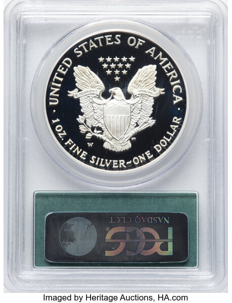thumbnail for: 2007-W Silver Eagle $1  PCGS PR69 DCAM