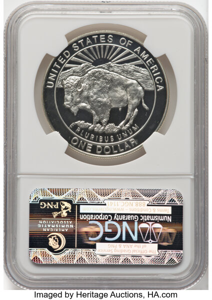 thumbnail for: 1999-P Yellowstone National Park S$1 NGC PR70 DCAM