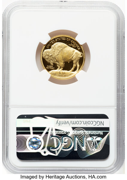 image for: 2008-W Gold Buffalo G$10  NGC PR69 DCAM