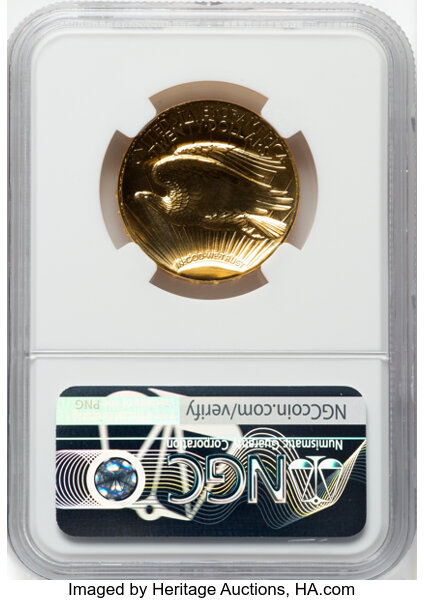image for: 2009-P Ultra High Relief G$20  NGC MS70 PL
