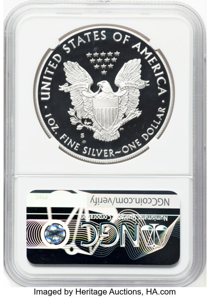 image for: 2019-S $1 Silver Eagle, First Releases, PR70 Ultra Cameo NGC. NGC Census: 0 in 70 Ultra Cameo, (11/25). CDN: $87.41 Whsle. ...