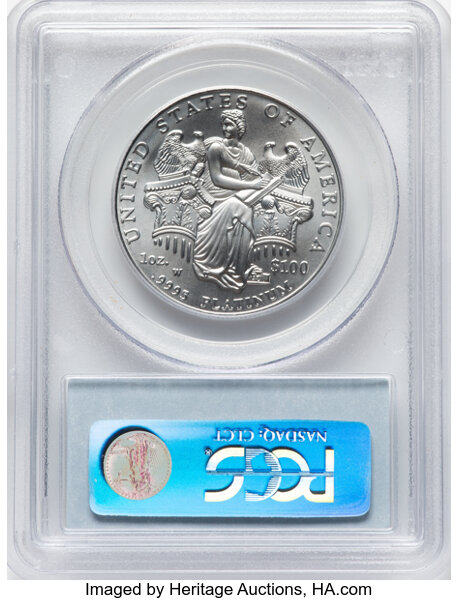 thumbnail for: 2006-W Platinum Eagle, Burnished P$100  PCGS MS70