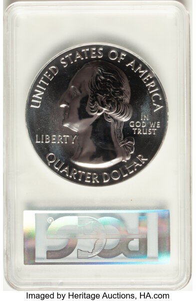 image for: 2010 25C Grand Canyon National Park, First Strike, Silver, MS69 Deep Mirror Prooflike PCGS....