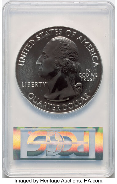 image for: 2011 25C Glacier National Park Five Ounce Silver, First Strike, MS69 Deep Mirror Prooflike NGC. NGC Census: 0 in 69, 0 fine...