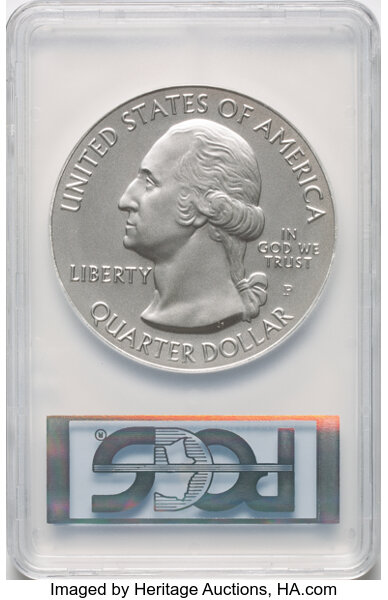 image for: 2010-P 25C Hot Springs National Park, Five-Ounce Silver, First Strike, SP70 PCGS....
