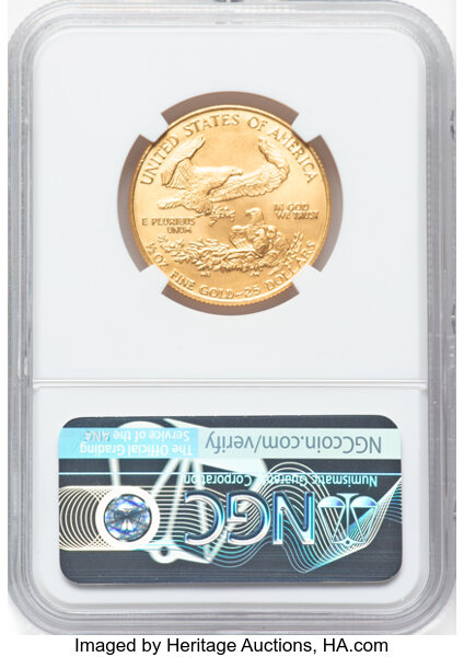 image for: 1988 Gold Eagle $25  NGC MS69