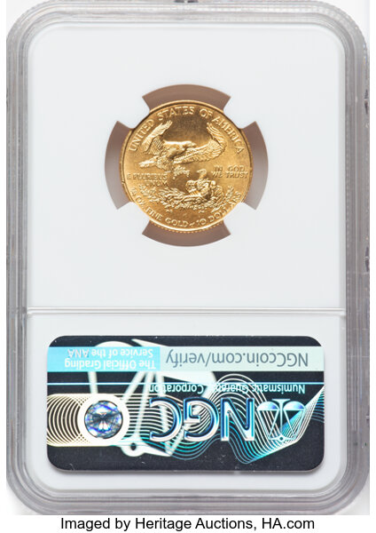 image for: 1995 Gold Eagle $10  NGC MS69