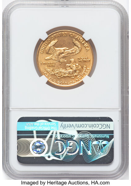 image for: 1995 Gold Eagle $25  NGC MS69
