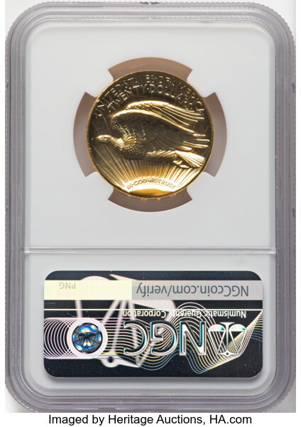 image for: 2009-P Ultra High Relief G$20  NGC MS70 PL