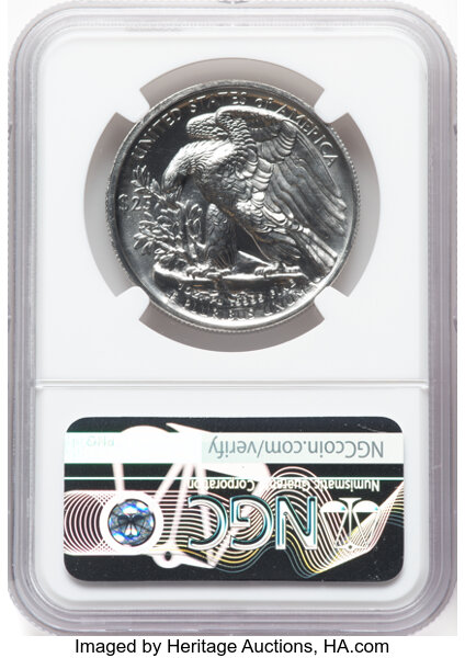 image for: 2021 $25 Palladium Eagle, High Relief, First Day of Issue, MS70 NGC. Facsimile signature, Adolph A. Weinman....
