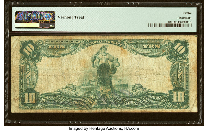 image for: Duluth, MN - $10 1902 Plain Back Fr. 626 The Northern National Bank Ch. # (M)9327 PMG Fine 12....