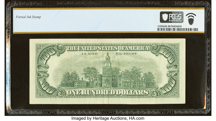 image for: Fr. 1551 $100 1966A Legal Tender Note. PCGS Banknote Very Fine 30....