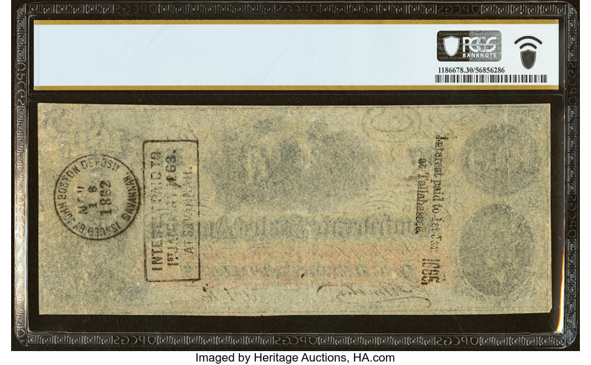 image for: T41 $100 1862 PF-7 Cr. 317 PCGS Banknote Very Fine 30 PPQ....