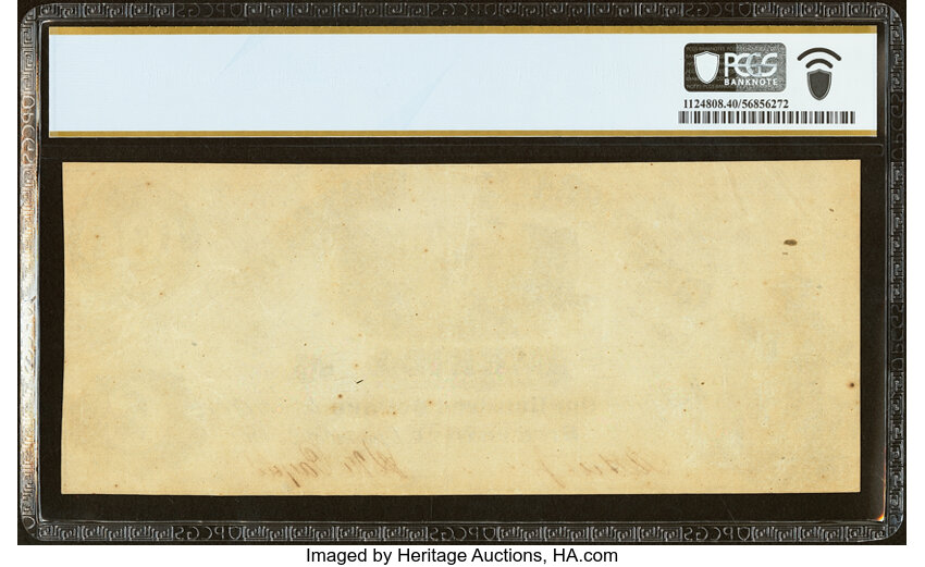 image for: T13 $100 1861 PF-5 Cr. 57 PCGS Banknote Extremely Fine 40....