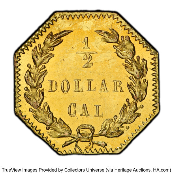 image for: 1876/6876 50C Indian Octagonal, BG-935, R.5, MS63 Prooflike PCGS. PCGS Population: 1 in 63, 0 finer (11/25). ...