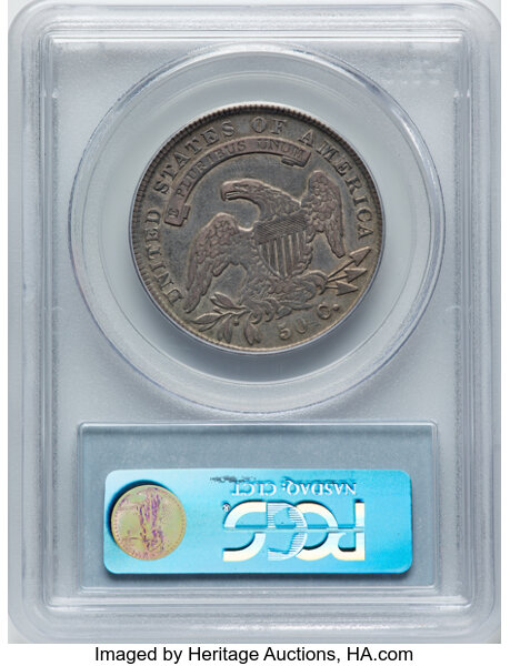 image for: 1836 50C Lettered Edge, O-119, Low R.4, VF35 PCGS. Ex: Manhattan Collection. PCGS Population: 3 in 35, 16 finer (11/25). CD...