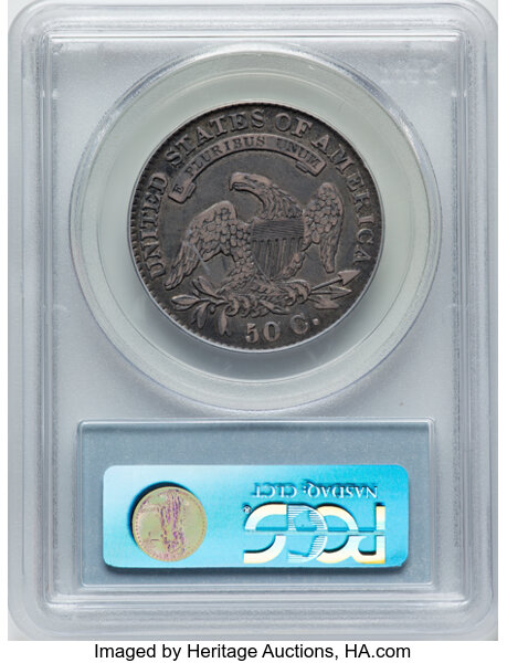 image for: 1830 50C Small 0, O-118, Low R.4, XF40 PCGS. Ex: Manhattan Collection. PCGS Population: 3 in 40, 14 finer (11/25). CDN: $19...