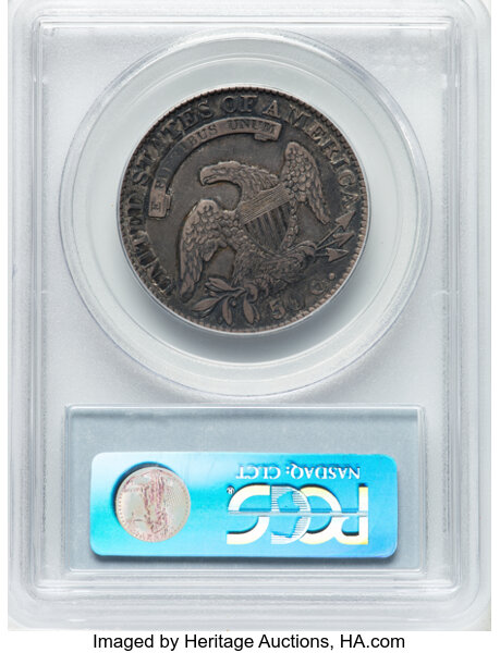 image for: 1832 50C Small Letters, O-122, R.1, VF25 PCGS. Ex: Manhattan Collection. PCGS Population: 3 in 25, 57 finer (11/25). CDN: $...