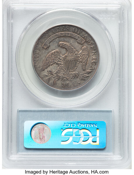 image for: 1832 50C Small Letters, O-115, R.1, VF35 PCGS. Ex: Manhattan Collection. PCGS Population: 5 in 35, 29 finer (11/25). CDN: $...