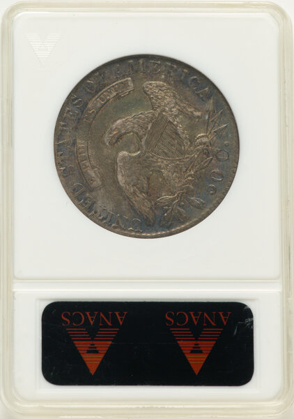 image for: 1833 50C O-107, R.3, AU50 ANACS.  Mintage 5,206,000....