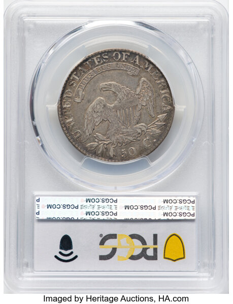 image for: 1823 50C O-103, R.2, VF25 PCGS. Mintage 1,694,200....