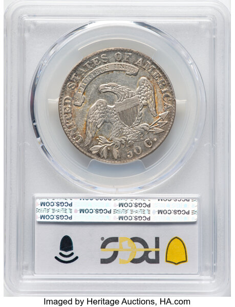 image for: 1833 50C O-112, R.2, XF45 PCGS.  Mintage 5,206,000....