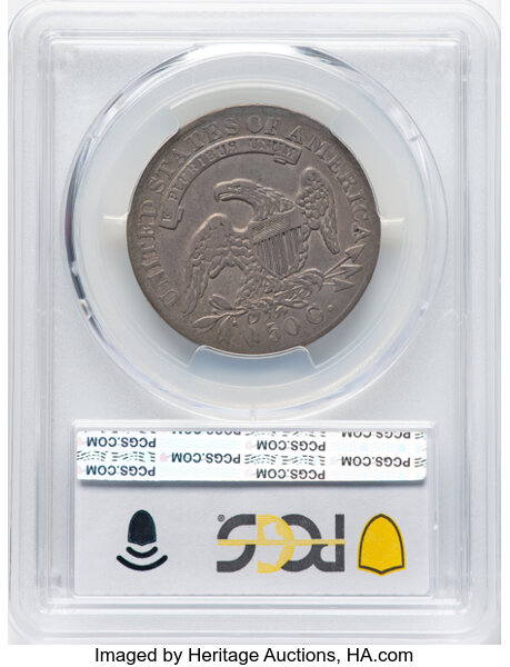 image for: 1834 50C Large Date, Large Letters, O-101, R.1, VF35 PCGS. Mintage 6,412,004....