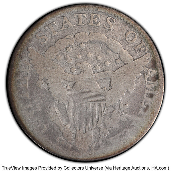 image for: 1805 25C B-2, R.2, Good 4 PCGS. PCGS Population: (85/707 and 0/5+).  Mintage 121,394....