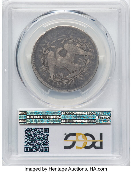 image for: 1795 50C Two Leaves, O-125, T-13, Low R.4, Good 4 PCGS. PCGS Population: 1 in 4, 12 finer (9/25). CDN: $1,430 Whsle. Bid fo...