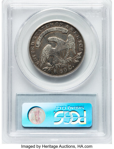 image for: 1834 50C Large Date, Small Letters, O-107, R.1, VF35 PCGS. Ex: Manhattan Collection. PCGS Population: 7 in 35, 44 finer (10...